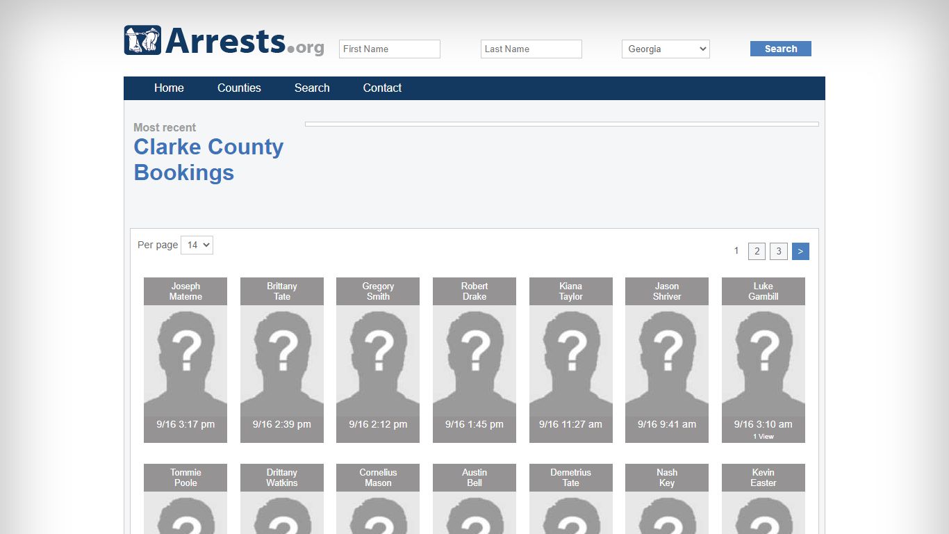 Clarke County Arrests and Inmate Search